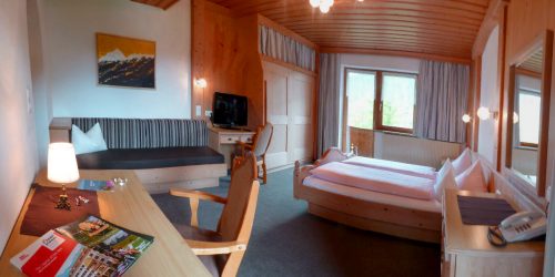 Zimmer mit 2 Balkone, Wohlfühlpension Alpenhof Obsteig - Sonnenplateau Mieming